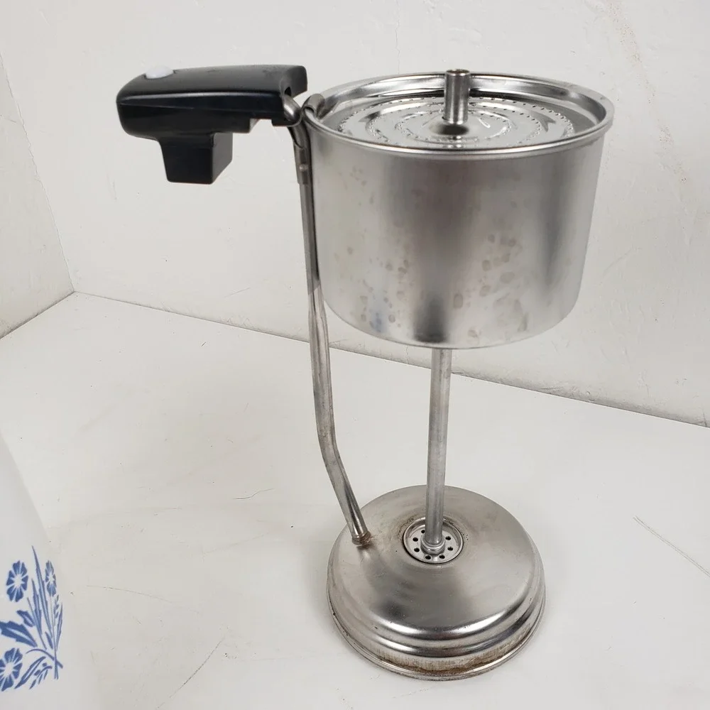 Vintage Corning Ware Blue Cornflower 10 Cup Electric Percolator P-80-EP No Cord